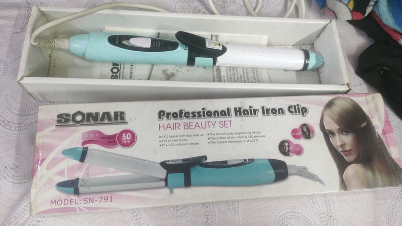 Hair Straightener And Curler