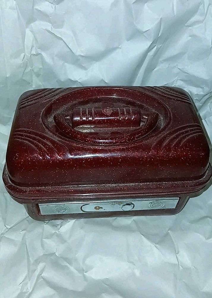 Vintage Brown Jewelry Box