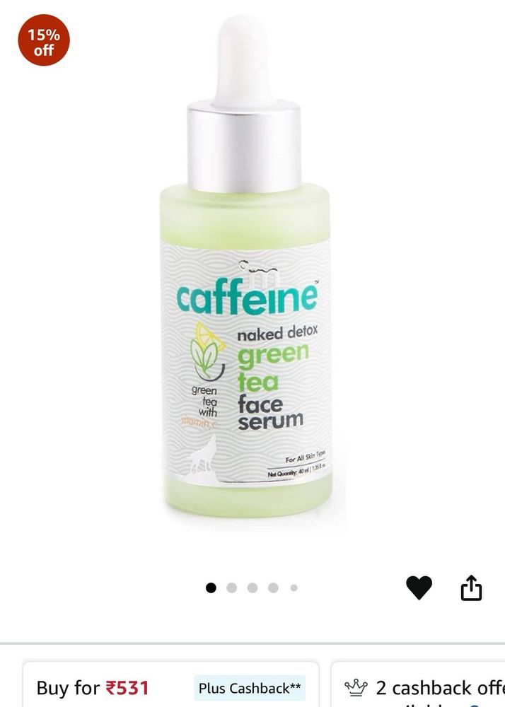 Mcaffeine Greer Tea Face Serum