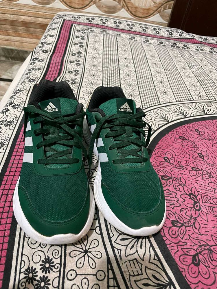 Adidas Green Running Shoes