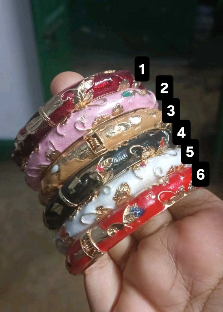 Enamel Bangle Maroon Colour (No 1)