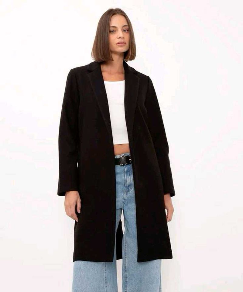 BLACK OVERCOAT(BLAZER )