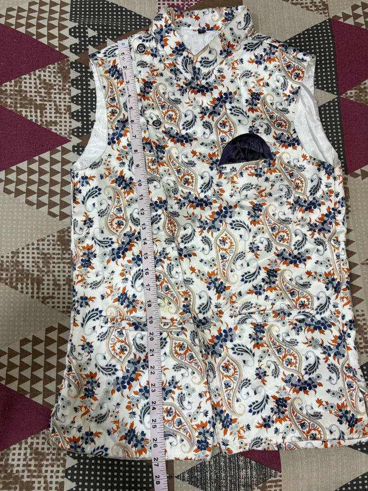 Designer Floral  Waist Coat