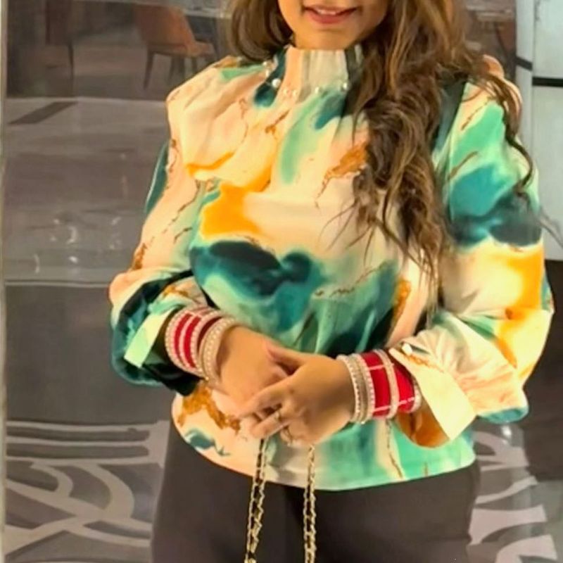 Elegant Multi-Color Blouse