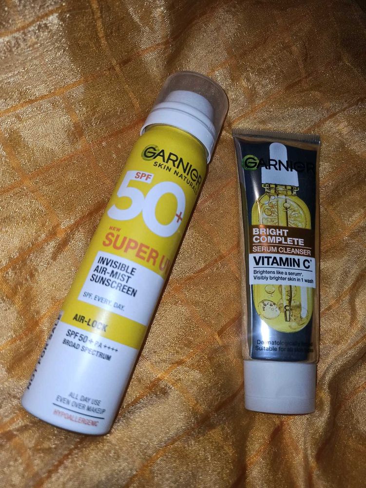 Garnier Sunscreen &amp; Cleanser