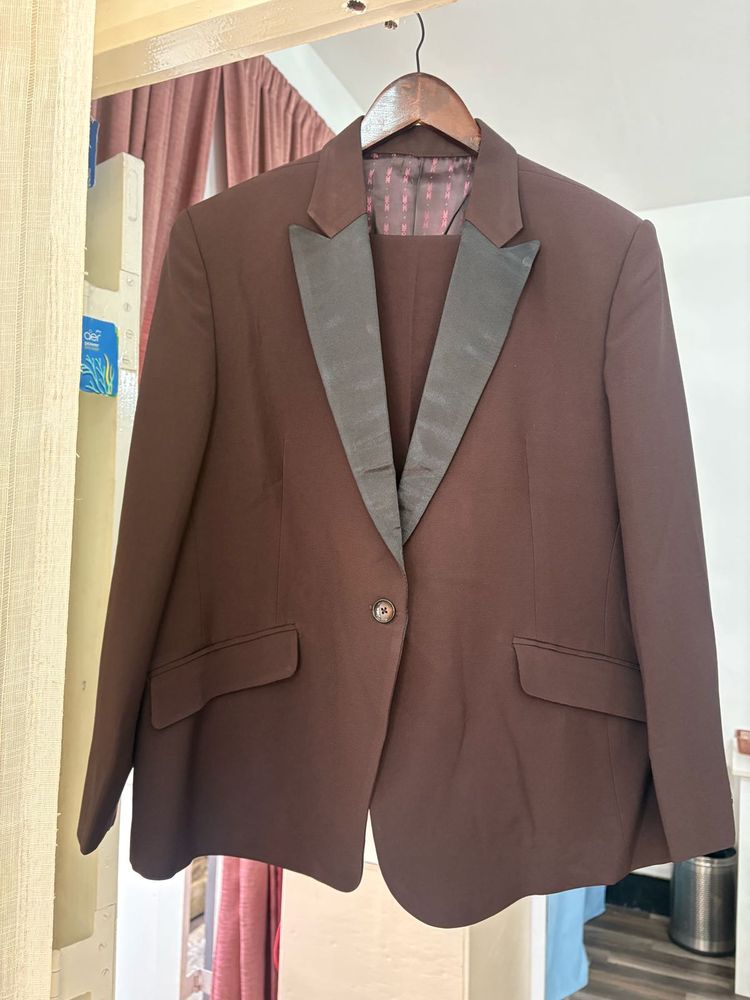 Brown Formal Suit : 2 Pcs