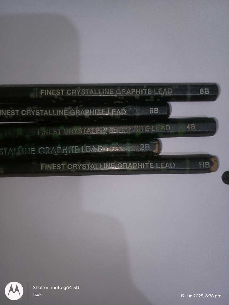 Camlin Kokuyo graphite drawing pencils