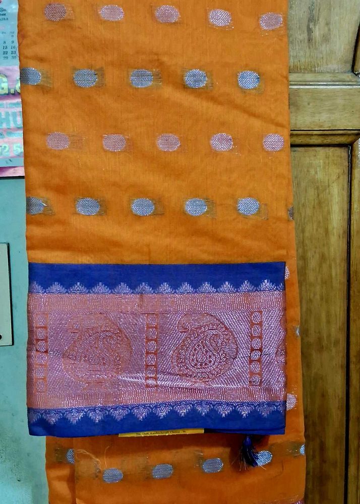 Varnasi Orange Saree