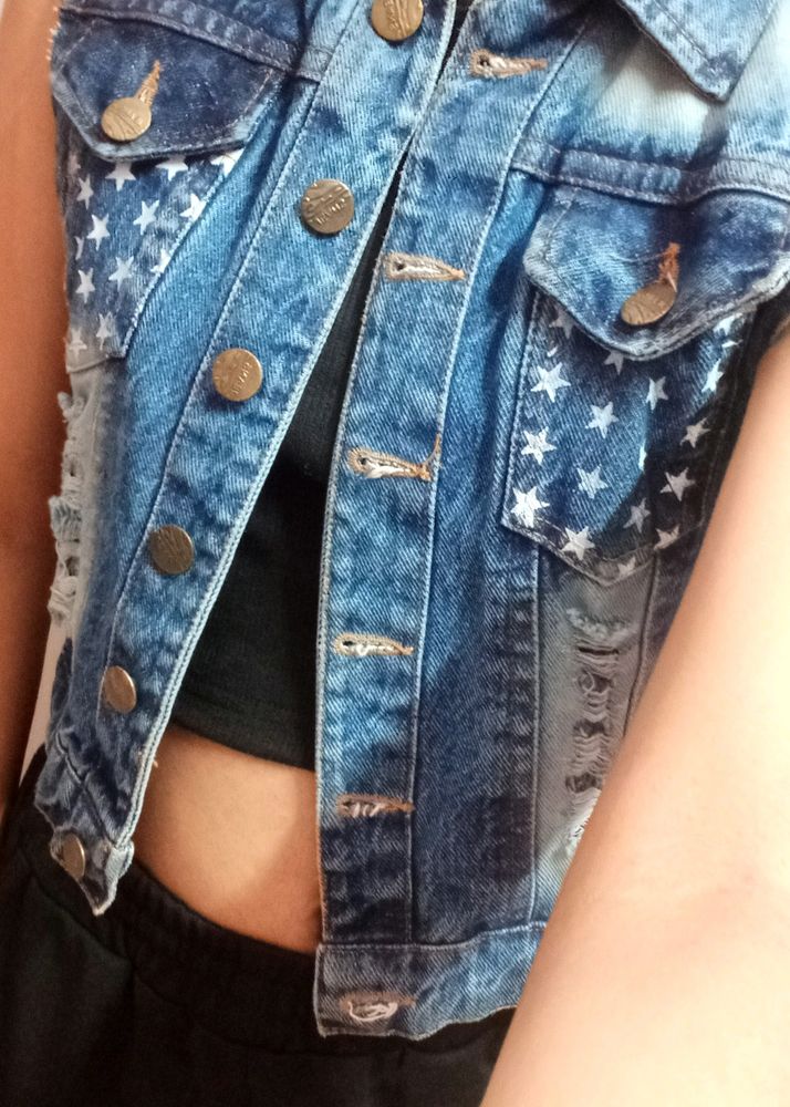 Crop Denim Jacket
