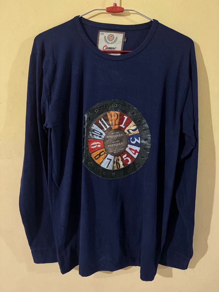 Unique Graphic Print Long Sleeve Tee