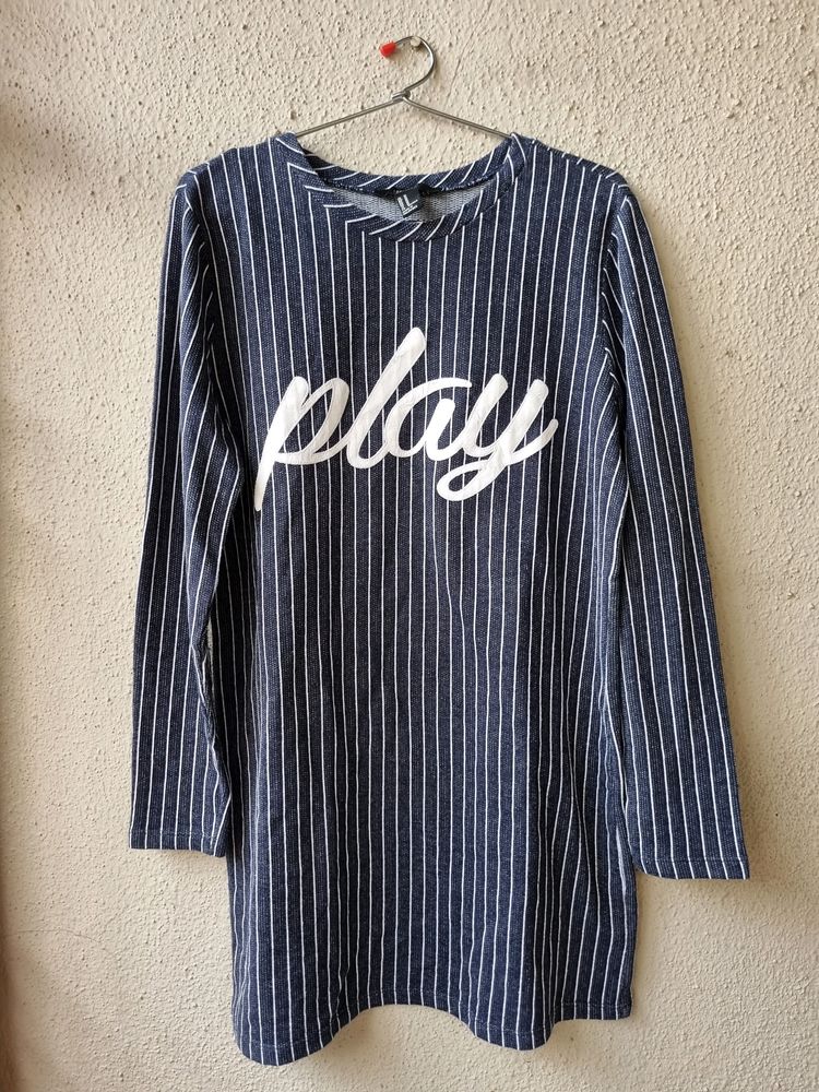 Full Sleeves Tshirt Dress