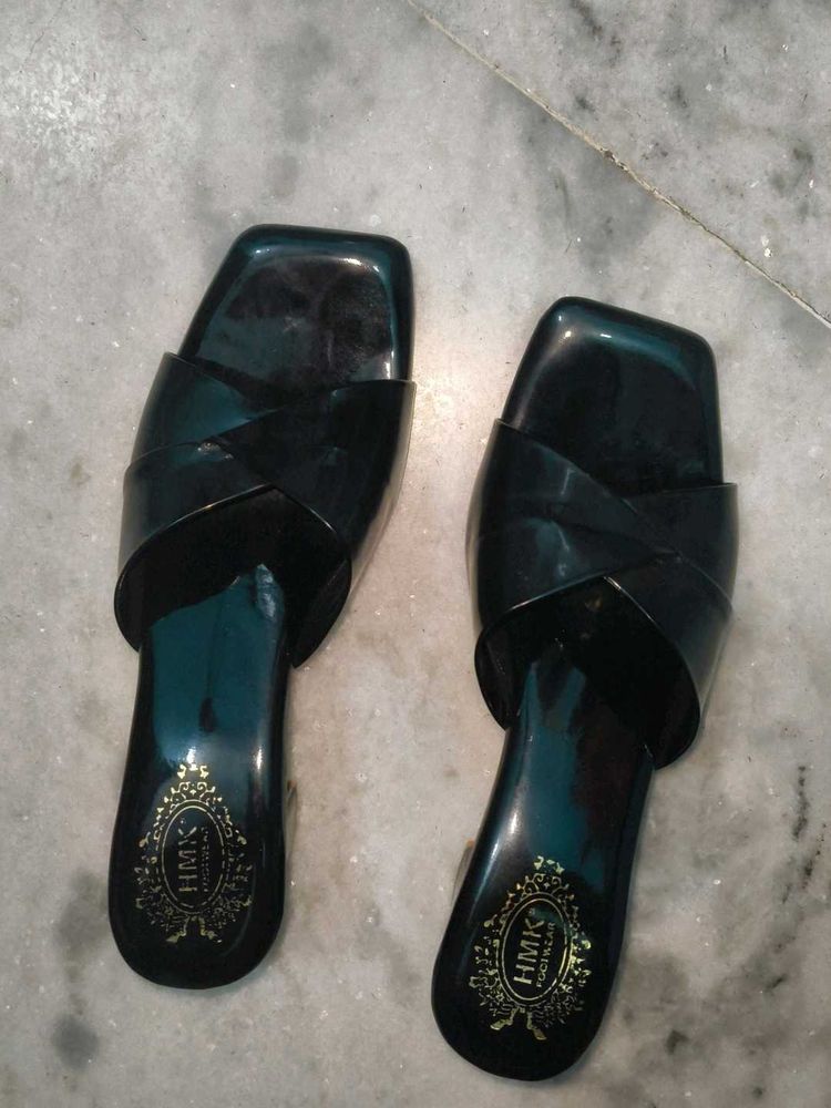 Black Wedges Heels