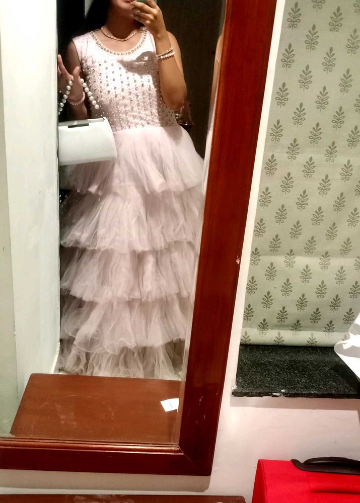 Pink Barbie Gown For Birthday