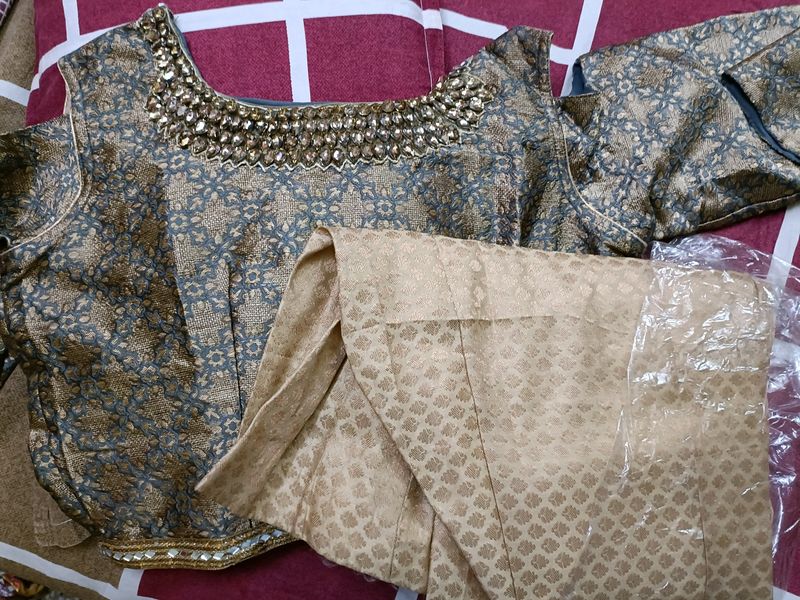 Party Wear Crop top and skirt dress