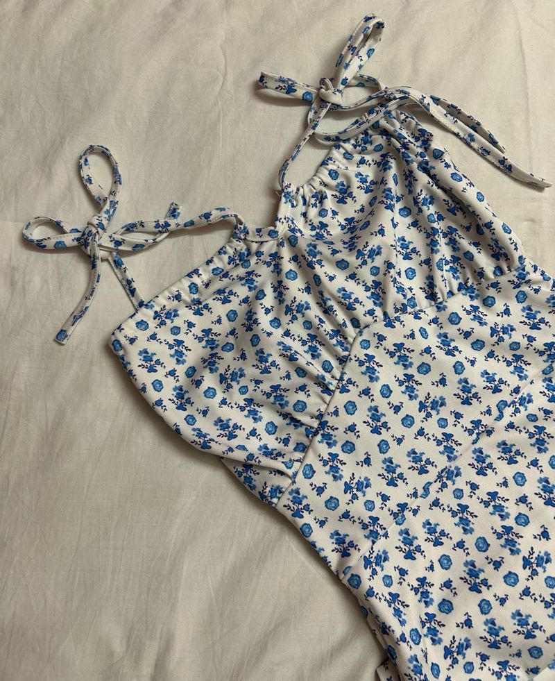 Baby Blue Floral Dress 💙