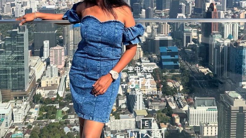 Denim Off-Shoulder Mini Dress