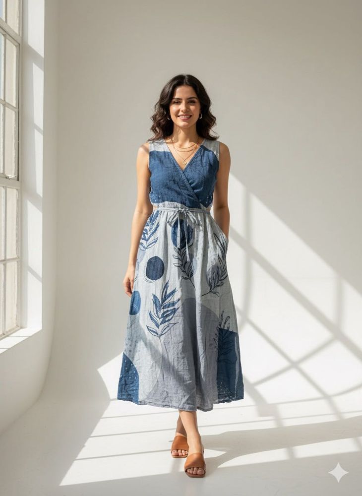 Floral Print Midi Dress