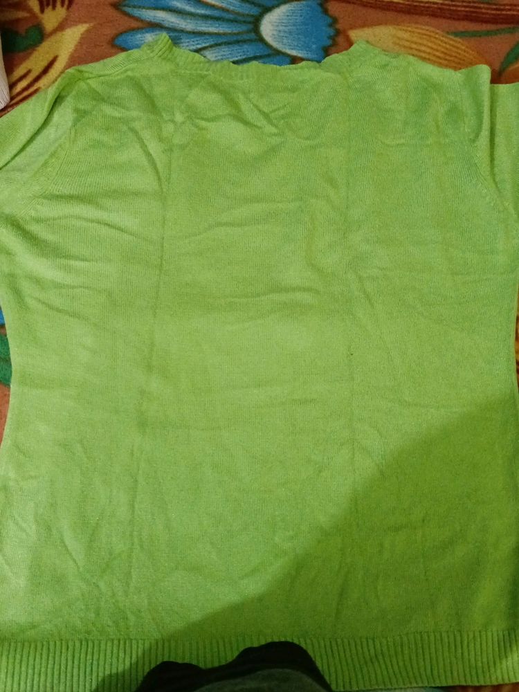 Woolen Top Green