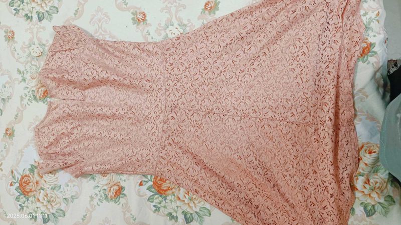 Peach Colour Dress