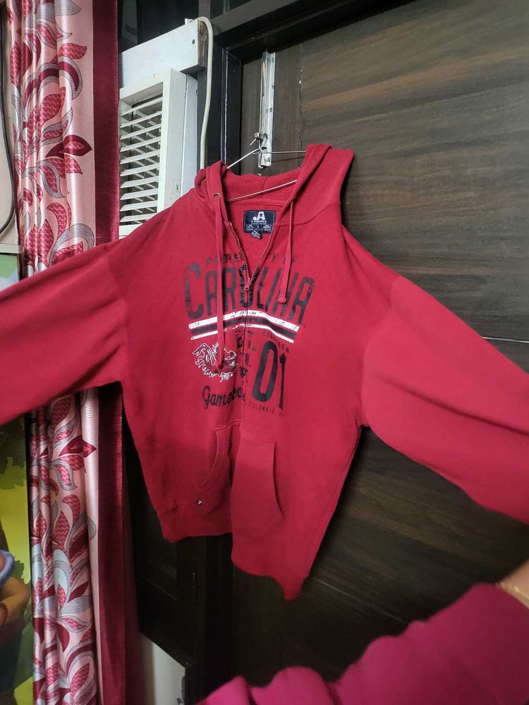 Reddish Maroon Sweat Shirt