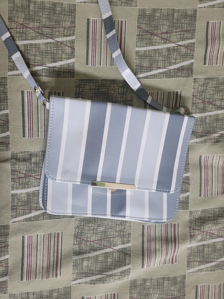 Striped Sling Bag