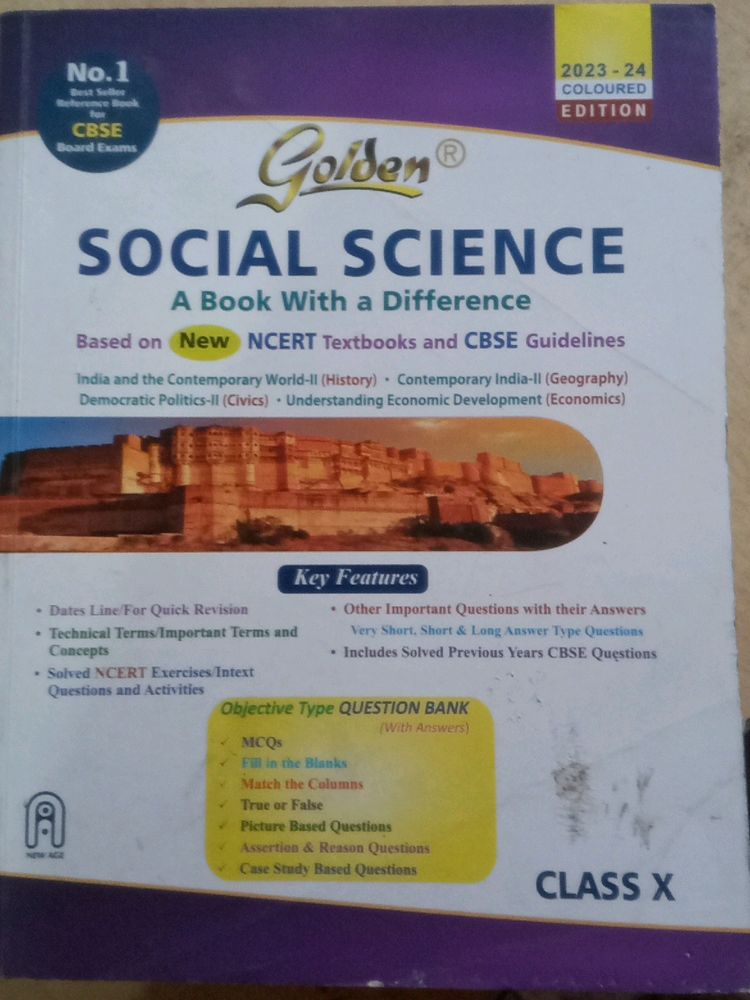 Golden Sst Guide Book For Class 10 Cbse