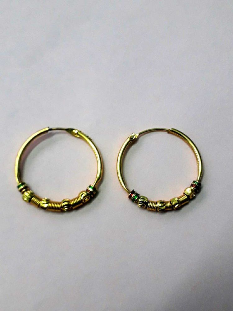 Gold Hoop Earrings