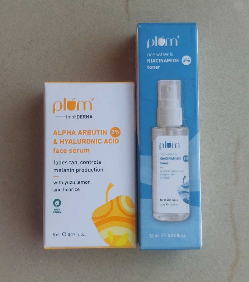 Plum Face Serum &amp; Toner Mini Combo