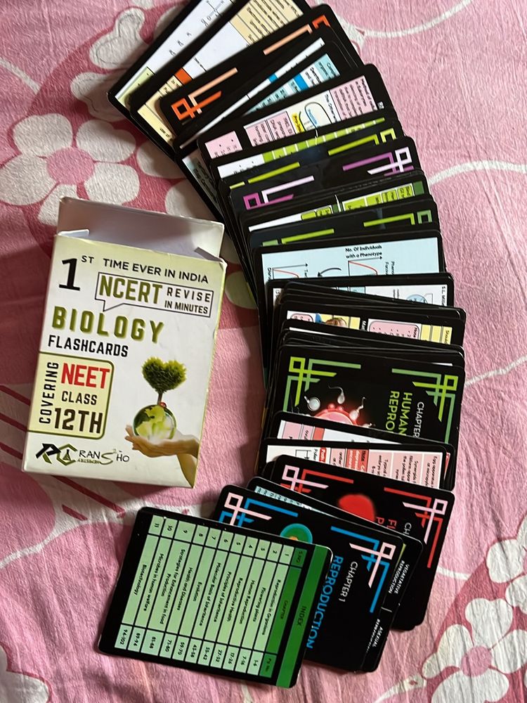 Sale🎉 Biology Flashcards Class 12 NEET