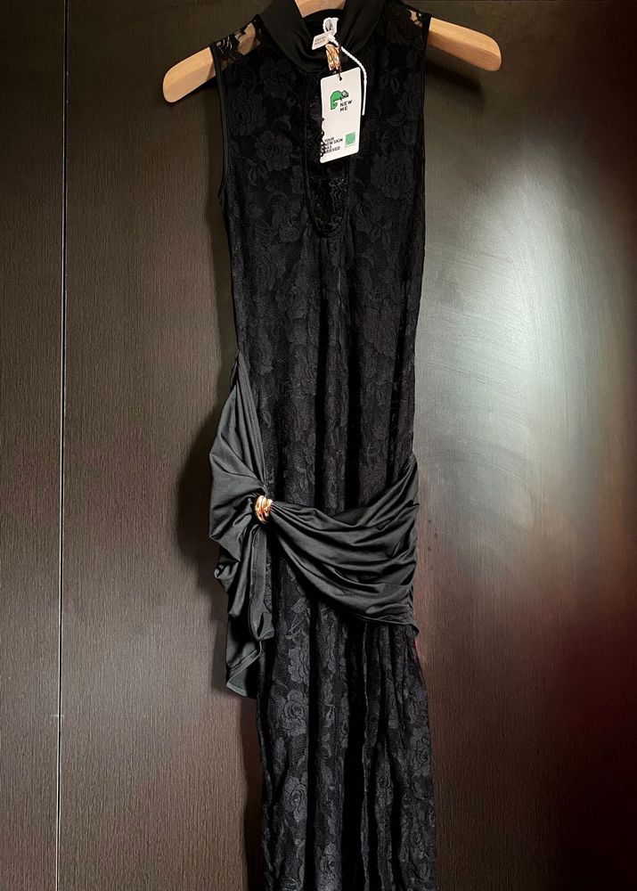 🐈‍⬛ Newme Elegant Black Lace Dress