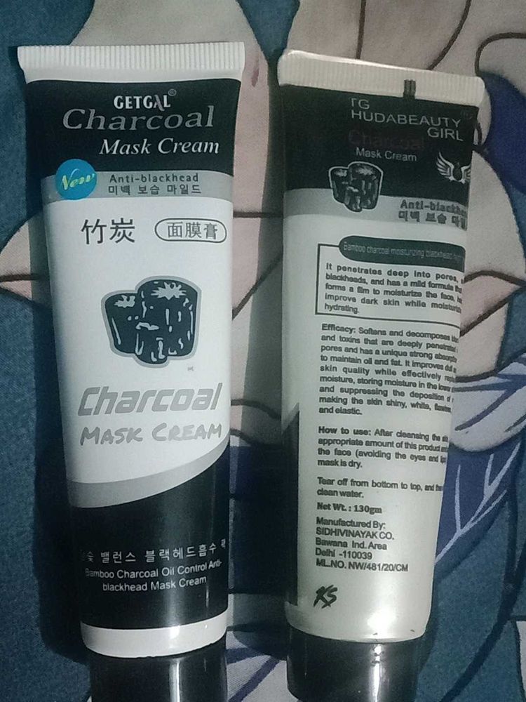 Pack Of 2 Charcoal Mask Cream Peeloff