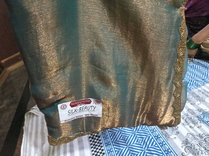 Elegant Green Saree
