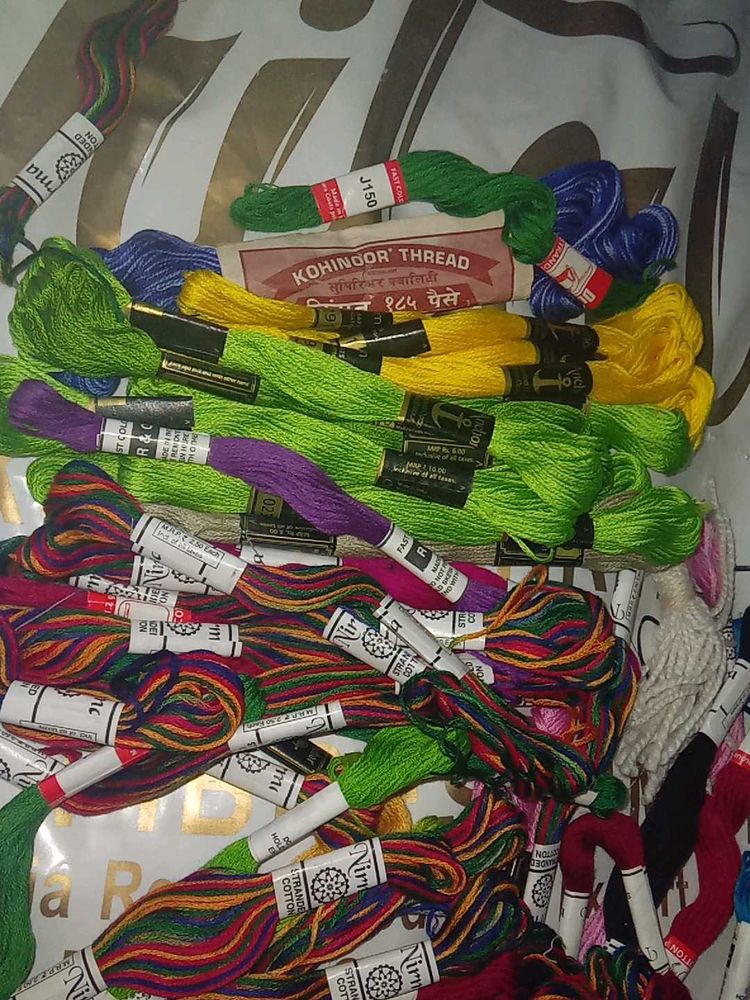 52 Embroidary Cotton Threads
