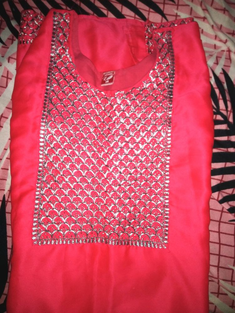 Pink kurta, used only once.