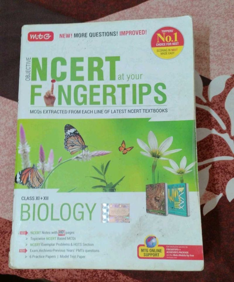 MTG Ncert Fingertips Biology