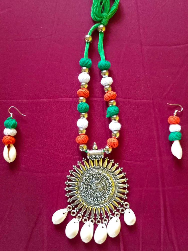 Necklace &amp; Earring Set for Independence Day
