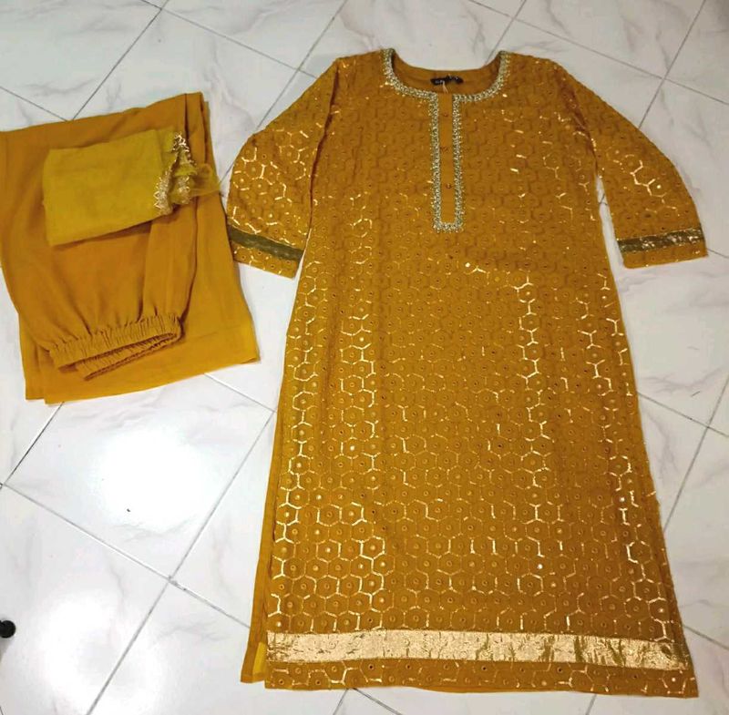 New Palazzo Suit For Haldi