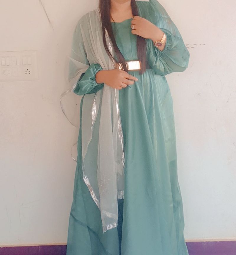 Sea Green Anarkali Suit