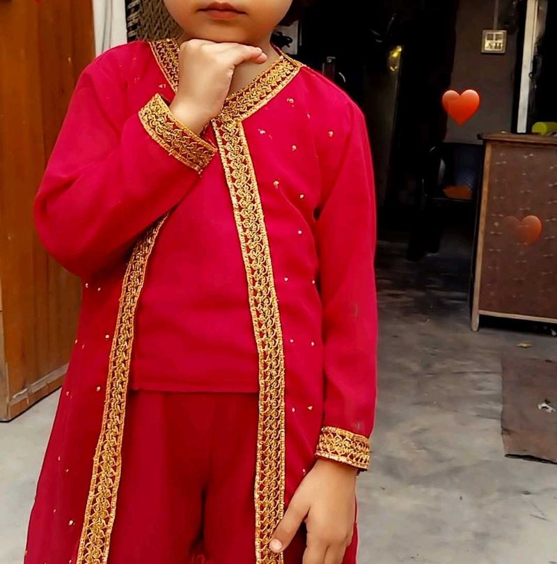 Festive Girls&#39; Ethnic Dress