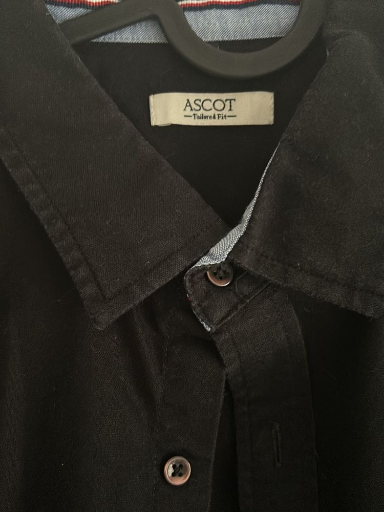 Branded Ascot M size dull sleeves slim fit shirt