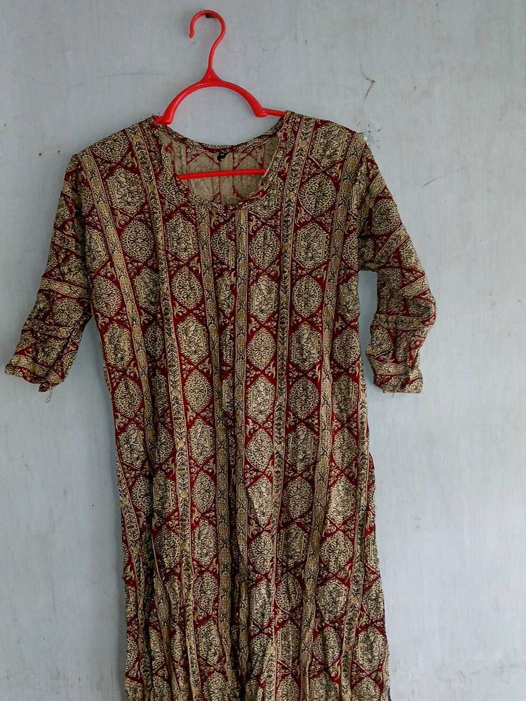 Vintage Print Dress