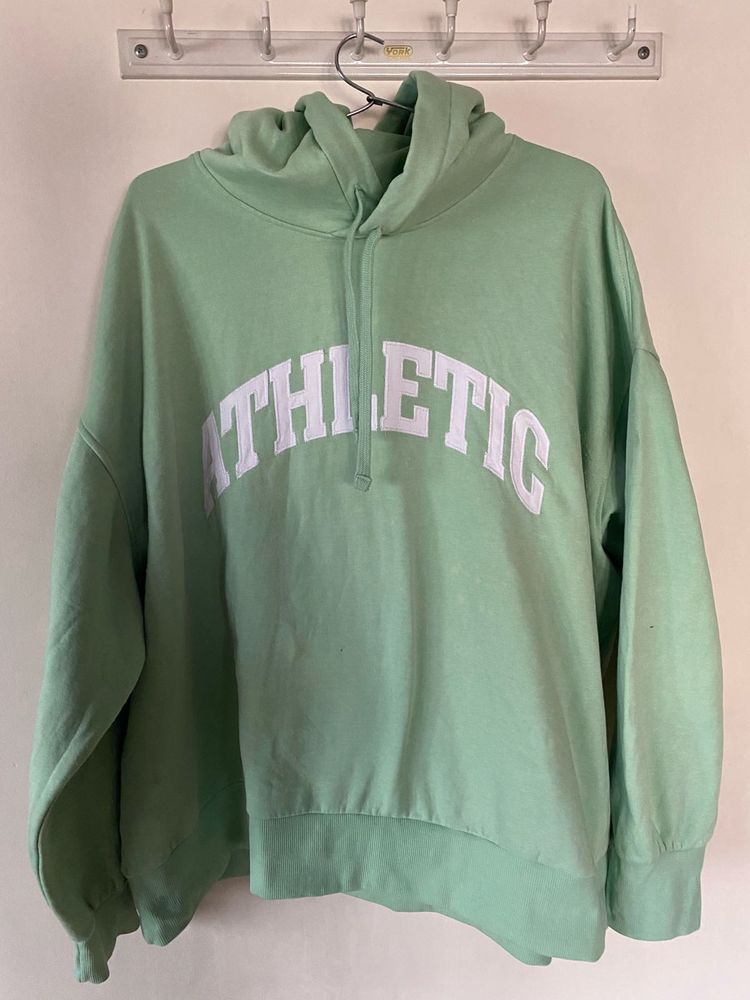 H&amp;M Green Athletic Graphic Hoodie