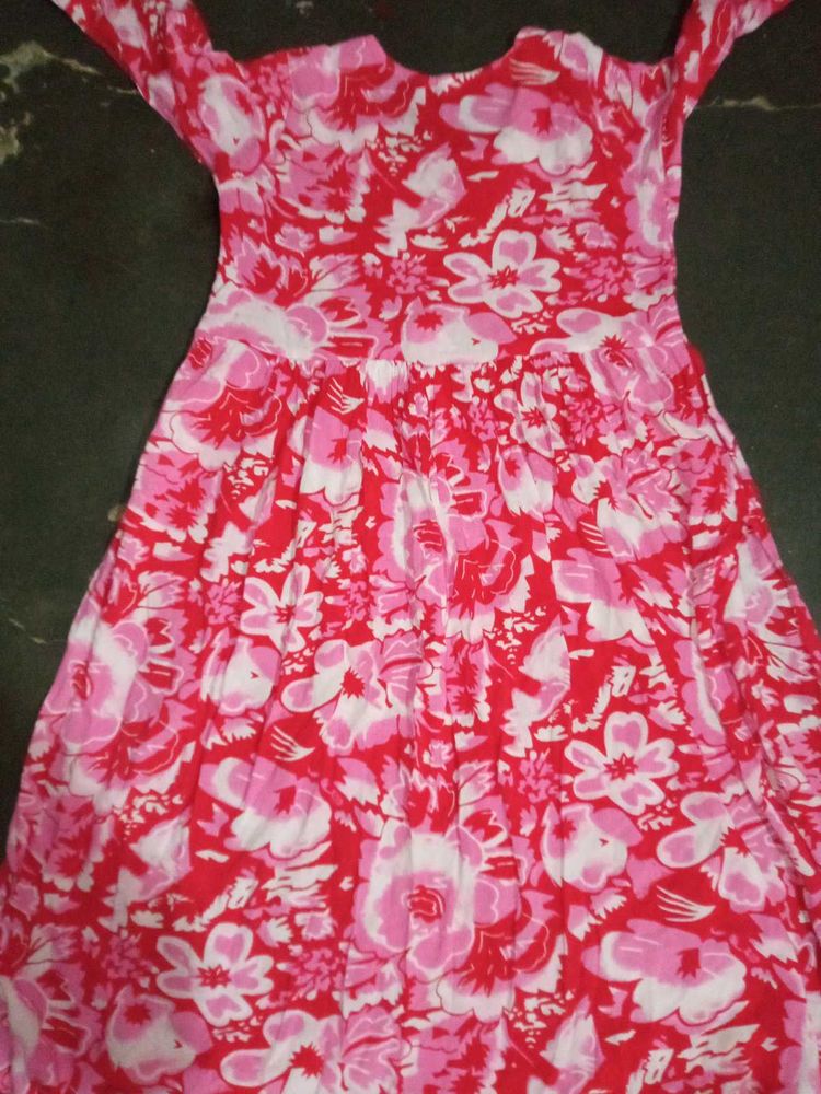 Floral Print Kurta