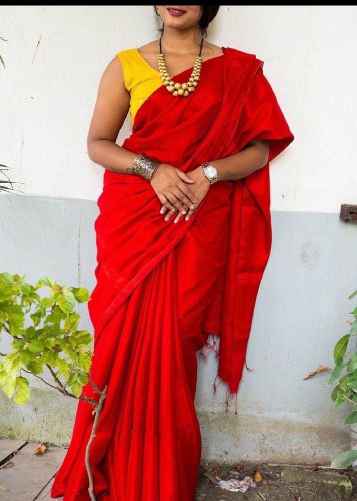 Brand New Uttariya tissue Saree