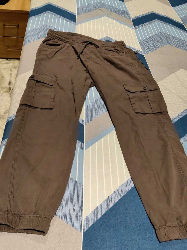 Brown Cargo Pants