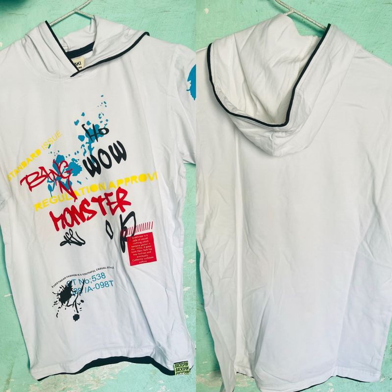 New White Cap Tshirt