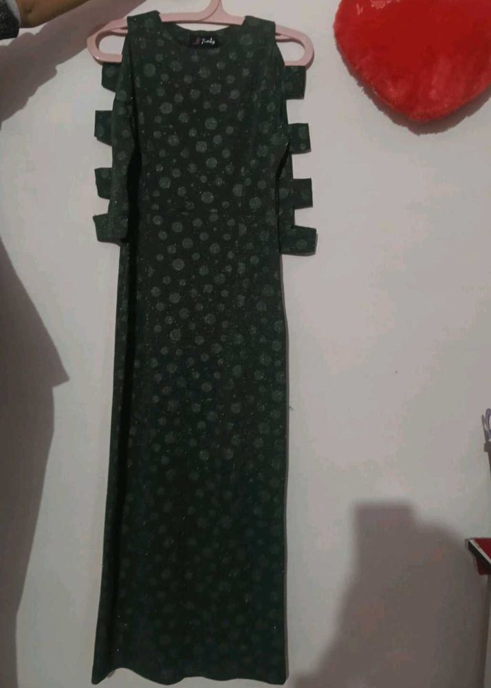 Maxi Olive green dress