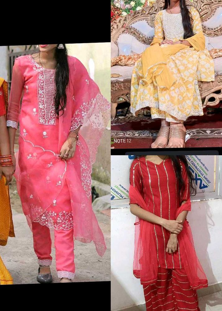 Combo Kurta Set For Women With Free Gift Earring😍