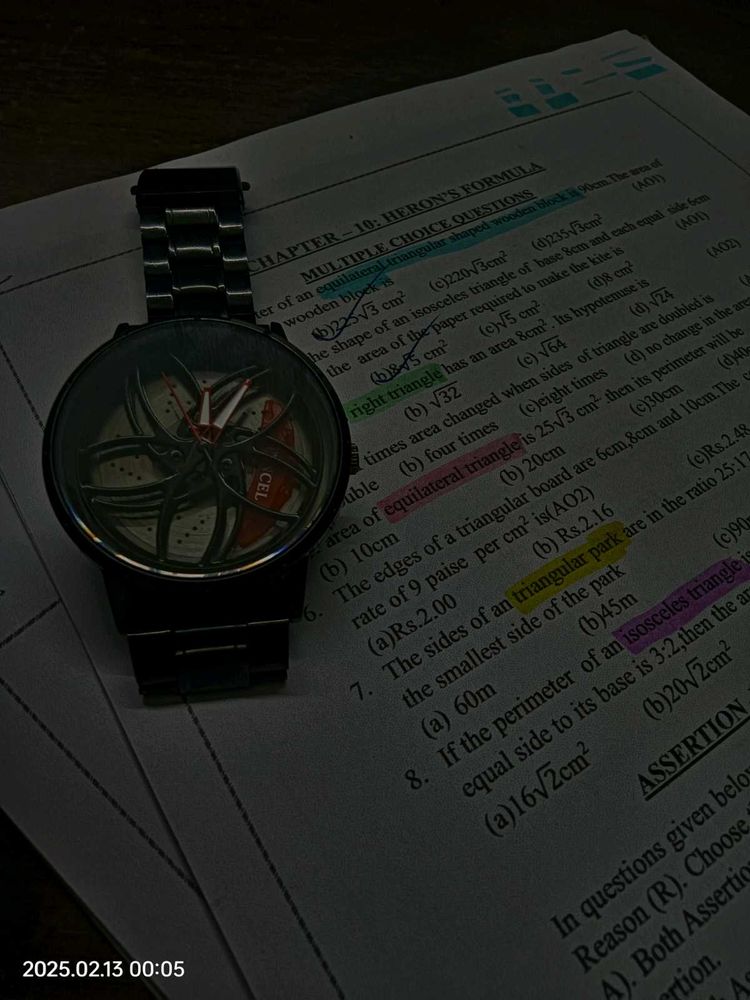 Rotating Wheel Watch ⌚