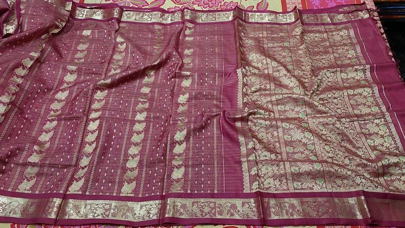 Elegant Maroon Kanjivaram Saree